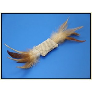 SANXIA SOFT COTTON TOY W/ FEATHERS BOTH SIDES