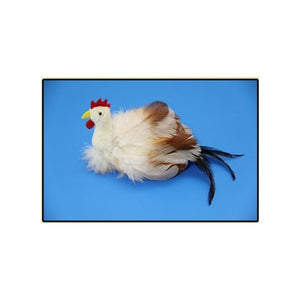 SANXIA FINE FEATHER TOY ROOSTER