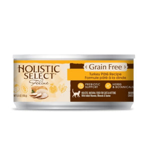 Holistic Select Grain Free Turkey Pate Canned Cat Food 5.5oz