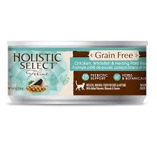 Holistic Select Grain Free Chicken, Whitefish Cat Canned 5.5oz