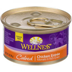 Wellness Cubed Chicken Cat Canned recipe 3oz