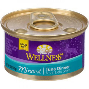 Wellness Minced Tuna Cat Canned recipe 3 oz