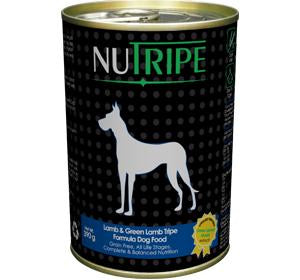 Nutripe Lamb & Green Lamb Tripe Formula Dog Food 390g