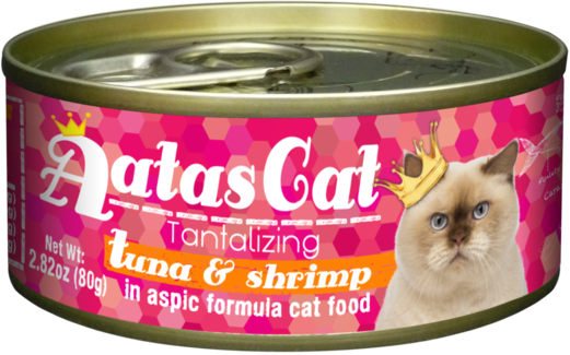 Aatas Cat Tantalizing Tuna & Shrimp In Aspic Canned Cat Food 80g (24pcs)