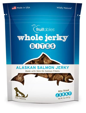 Fruitables Whole Jerky Bites Alaskan Salmon Dog 5oz