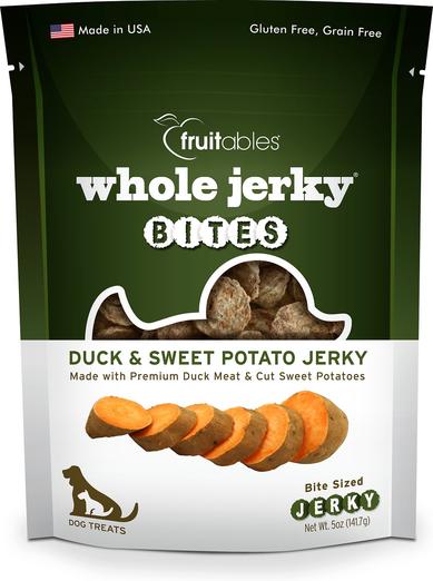 Fruitables Whole Jerky Bites Duck & Sweet Potato 5oz