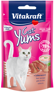 Vitakraft Cat Yums Liver Sausage 40g (9pcs/carton)