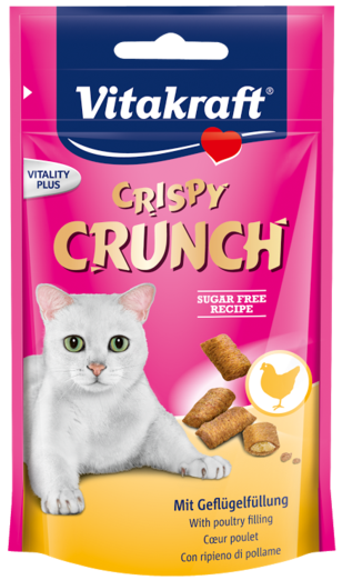 Vitakraft Crispy Crunch with Poultry 60g (8pcs/carton)