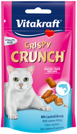 Vitakraft Crispy Crunch with Salmon 60g (8pcs/carton)