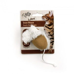 All For Paws Snow Mouse Toy