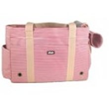 BG-140RD PINK WHITE STRIPPED BAG