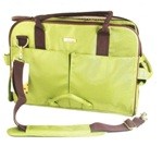 BG-188GR-S GREEN BROWN STRIPED BAG