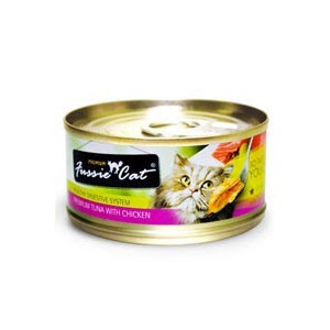 FUSSIE CAT PREMIUM TUNA WITH CHICKEN 3OZ X 24