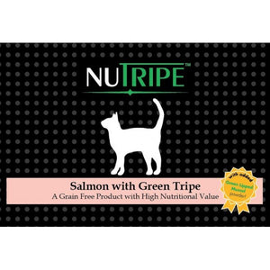 NUTRIPE CAT SALMON WITH GREEN TRIPE 185G-24 CANS