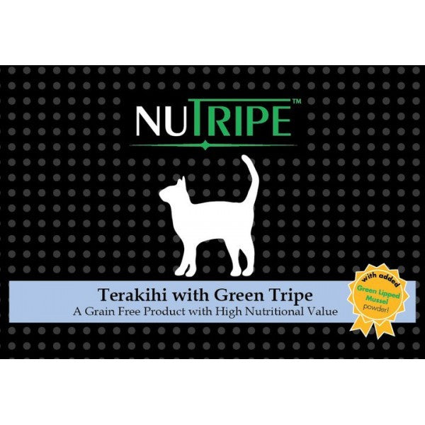 NUTRIPE CAT TERAKIHI WITH GREEN TRIPE 185G-24 CANS