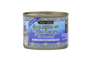 SOLID GOLD SARDINE & TUNA CANNED 6OZ-24CANS