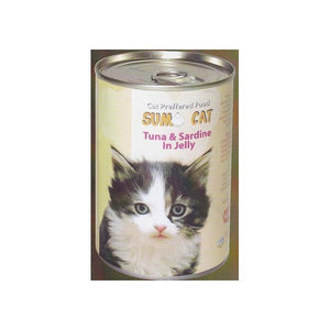 SUMO CAT TUNA & SARDINE IN JELLY 400G