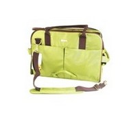 BG-188GR-S GREEN BROWN STRIPED BAG