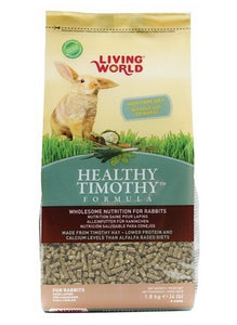 LIVING WORLD HEALTHY TIMOTHY FORMULA FOR RABBITS 1.8 KG (4 LB)