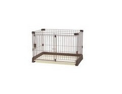 RICHELL EASY CLEANING PET CIRCLE - BROWN