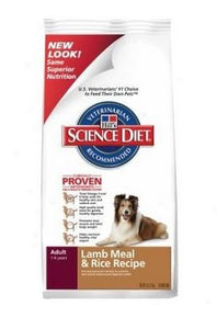 SCIENCE DIET ADULT LAMB MEAL & RICE 4.5LBS
