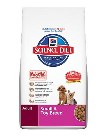SCIENCE DIET ADULT SMALL & TOY BREED 15.5LB