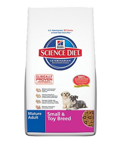 SCIENCE DIET MATURE SMALL & TOY BREED 15.5LBS