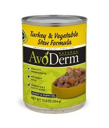 AVODERM TURKEY STEW W/VEGETABLES 12.5OZ-10 CANS