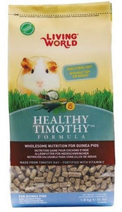 Living World Healthy Timothy Formula For Guinea Pigs 1.8 kg (4 lb)