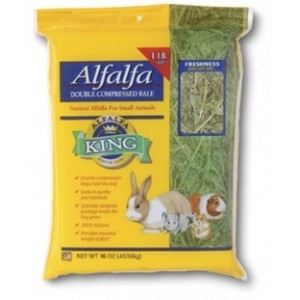 ALFALFA KING ALFALFA HAY DOUBLE COMPRESSED 16OZ (454G)