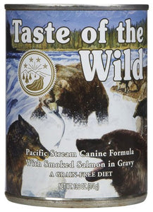 TOTW PACIFIC STREAM CANINE - SMOKED SALMON IN GRAVY-24CANS