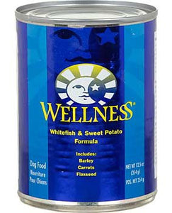 WELLNESS WHITEFISH AND SWEET POTATO CANNED 354G