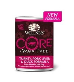 WELLNESS CORE TURKEY, PORK LIVER & DUCK CANNED 12.5OZ