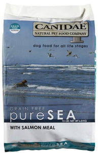 CANIDAE GRAIN FREE PURE SEA WITH SALMON DRY DOG 4LB