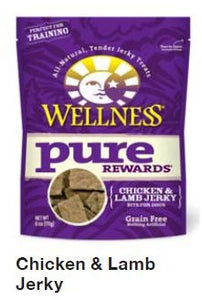 Wellness Pure rewards Chicken & Lamb Jerky 6 oz