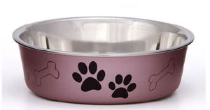 Loving Pets - Bella Bowls Grape  Metallic Small