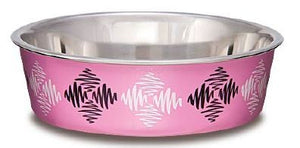 Loving Pets - Bella Bowls (Designer & Expressions)  Argyle -Pink Small