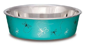 Loving Pets - Bella Bowls (Designer & Expression) Dragonfly - Turquioise Small