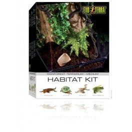 PT2662 Exo Terra Habitat Kit Rainforest Medium (450mm X 450mm X 600mm)