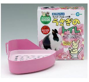 Marukan Rabbit Toilet Pink