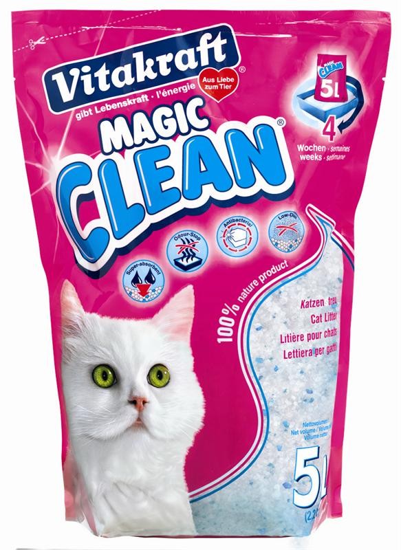 VITAKRAFT MAGIC CLEAN SILICA CAT LITTER 5L