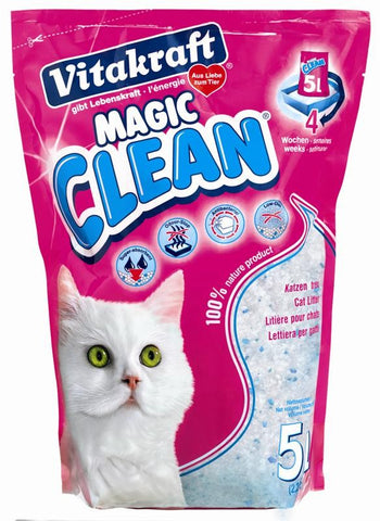 VITAKRAFT MAGIC CLEAN SILICA CAT LITTER 5L