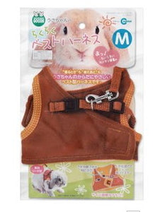 Vest Harness for Rabbit (M)-Brown