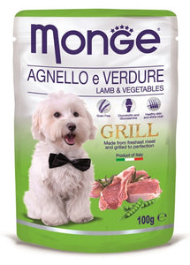 Monge Wet food 100g (Pouch) Lamb and Vegetable - 24 packets