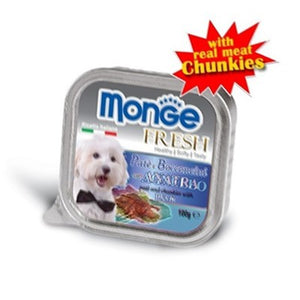 Monge Dog Fresh Pate with Duck 100g- 32 trays