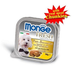 Monge Dog Fresh Pate with Chicken 100g- 32 trays