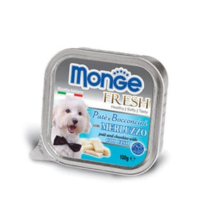 Monge Dog Fresh Pate with Cod Fish 100g- 32 trays