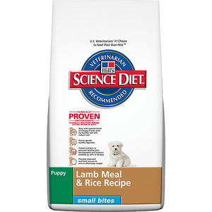 SCIENCE DIET PUPPY LAMB MEAL & RICE SMALL BITES 15KG