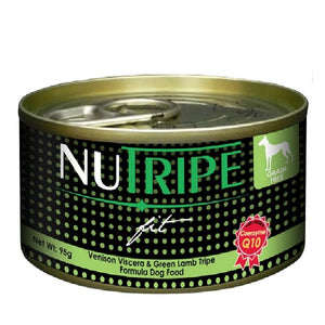 Nutripe Fit Venison Viscera & Green Lamb Tripe Canned 95g - 12 cans