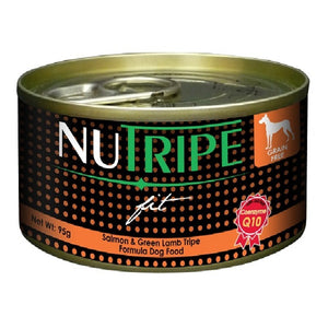 Nutripe Fit Salmon & Green Lamb Tripe Canned 95g - 12 cans